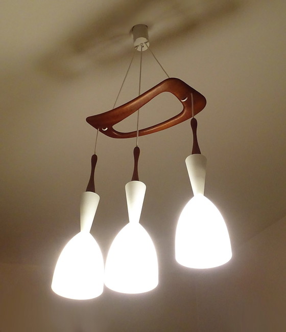 Image 1 of Vintage architectonische Deense hanglamp