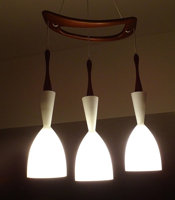 Image 1 of Vintage architectonische Deense hanglamp