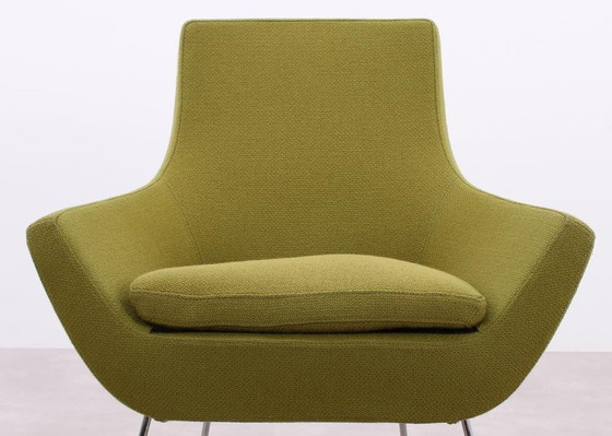 Image 1 of 3X Swedese Happy Easy Low Back Fauteuil Groen