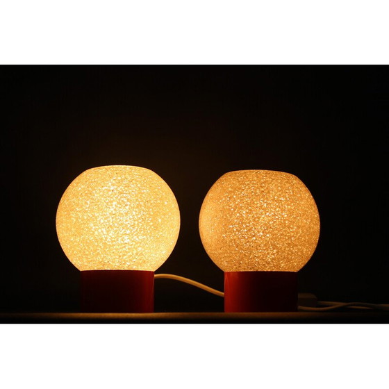 Image 1 of Paar vintage tafellampen van Pokrok Zilina, Tsjecho-Slowakije 1970