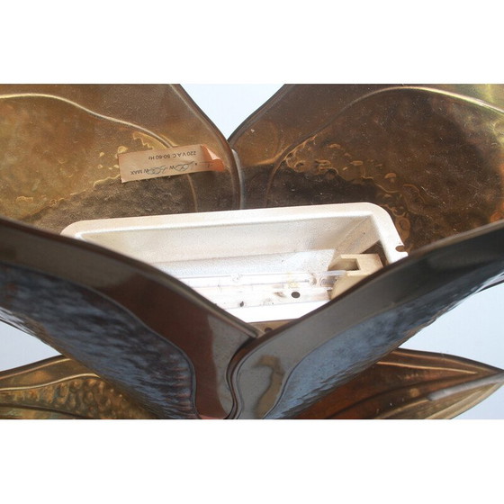 Image 1 of Vintage vloerlamp in messing van Henri Fernandez voor Honore, Frankrijk 1970