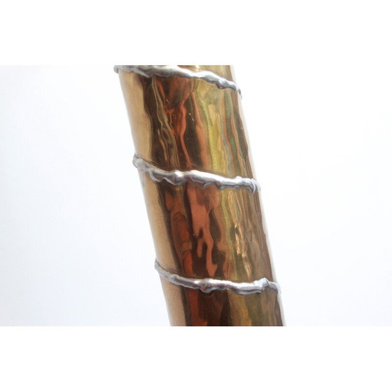 Image 1 of Vintage vloerlamp in messing van Henri Fernandez voor Honore, Frankrijk 1970