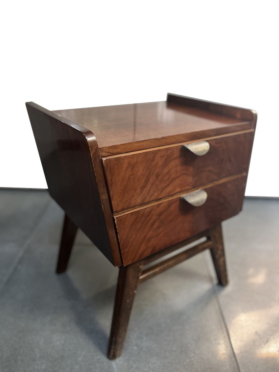 Image 1 of 2x Vintage nachtkastje