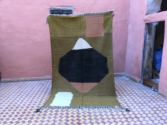 Image 1 of Kelim Boujaad Berber Tapijt 248 X 149 Cm