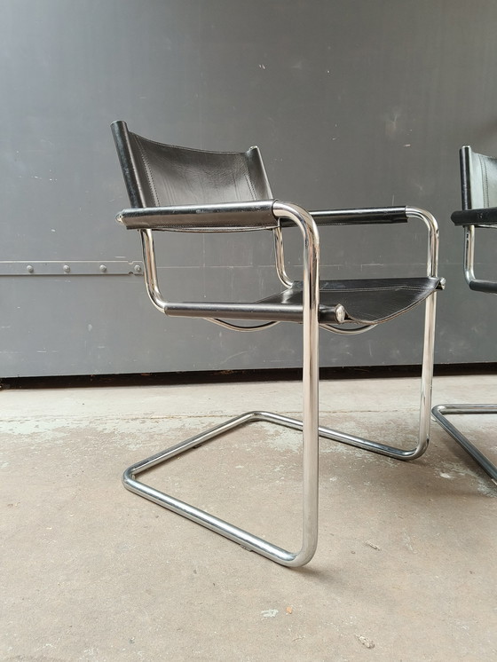 Image 1 of 4x Mart Stam model s 34 stoelen