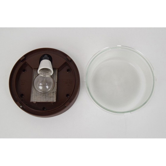 Image 1 of Vintage glazen plafondlamp, Tsjecho-Slowakije 1960