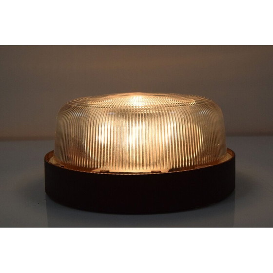 Image 1 of Vintage glazen plafondlamp, Tsjecho-Slowakije 1960