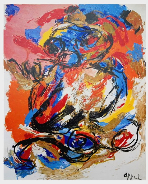 Image 1 of Karel Appel------Faces          uit 1978