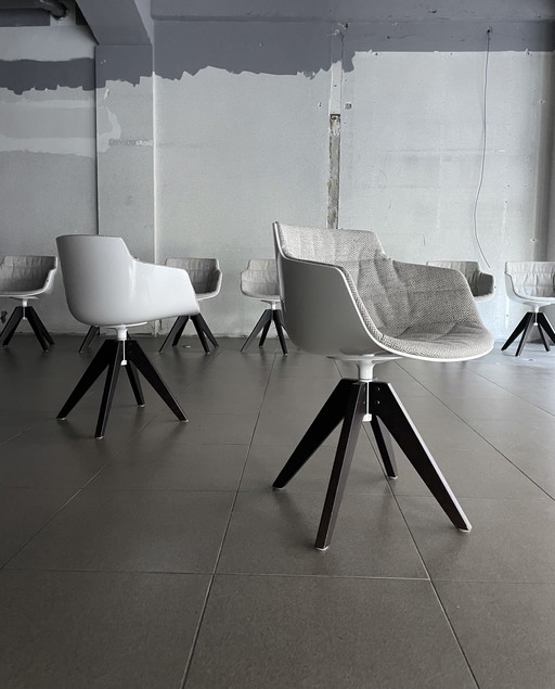 10X Mdf Italia Flow Armchair Design by Jean Marie Massaud