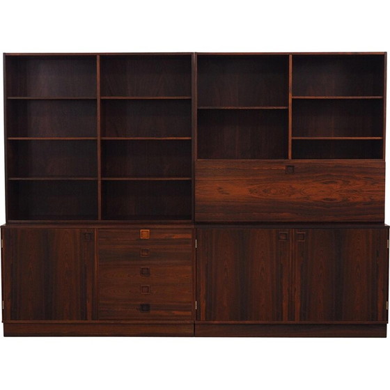 Image 1 of Set rozenhouten boekenkasten, Deens design, jaren 1970, ontwerper: Peter Løvig Nielsen