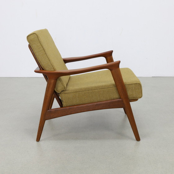 Image 1 of Fauteuil Teak 1960 opnieuw bekleed Deens