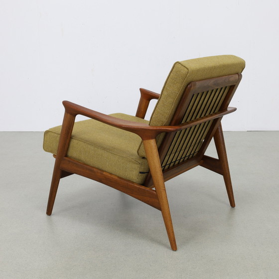 Image 1 of Fauteuil Teak 1960 opnieuw bekleed Deens