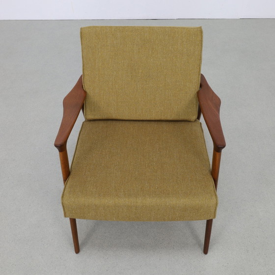 Image 1 of Fauteuil Teak 1960 opnieuw bekleed Deens