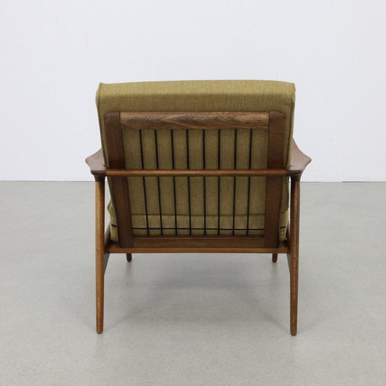 Image 1 of Fauteuil Teak 1960 opnieuw bekleed Deens