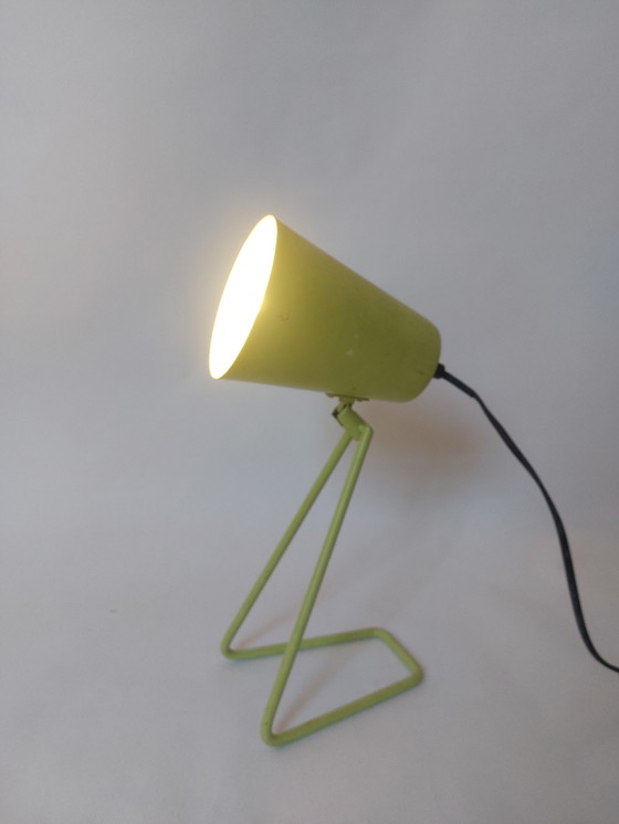 Image 1 of Green Table Lamp, 1980