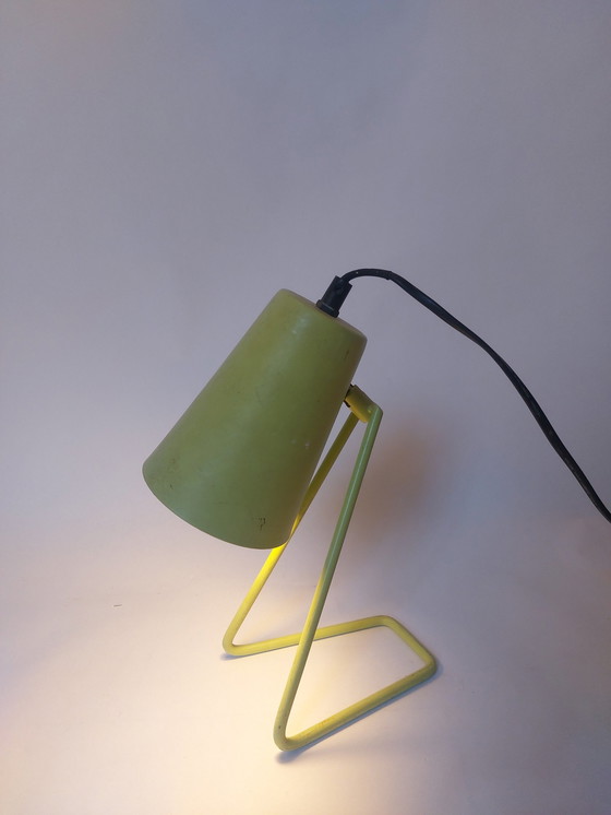 Image 1 of Green Table Lamp, 1980