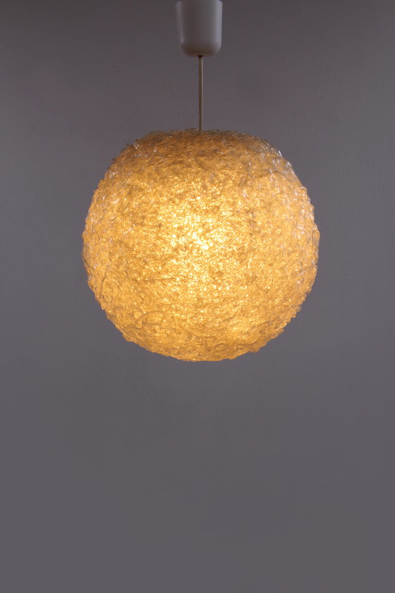 Image 1 of otaflex Vintage Hanglamp met prachtige grove structuur, 1960 Germany