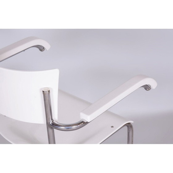 Image 1 of Paar vintage Bauhaus fauteuils in chroomstaal van Mart Stam, Duitsland 1930