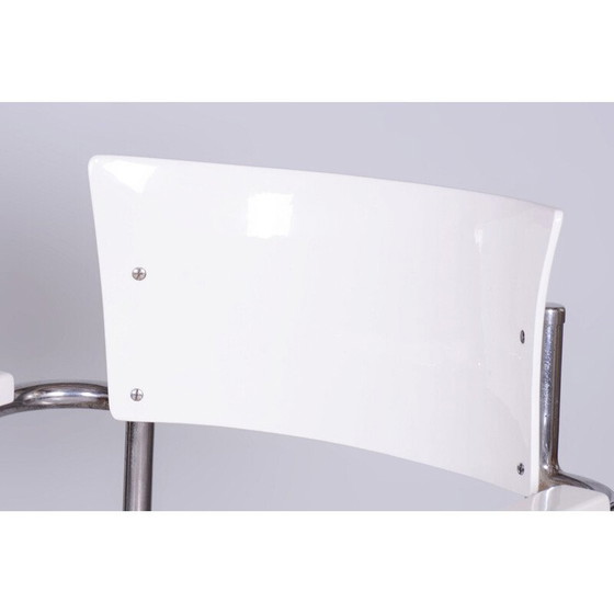 Image 1 of Paar vintage Bauhaus fauteuils in chroomstaal van Mart Stam, Duitsland 1930