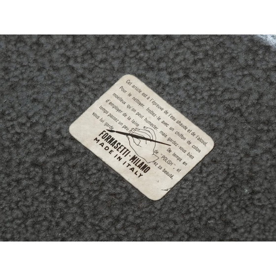 Image 1 of Vintage gelakt metalen dienblad met vis decoratie door Fornasetti Piero, Italië 1950