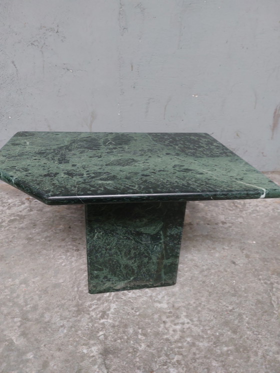 Image 1 of Green Marble Coffee Table