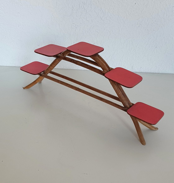 Image 1 of Vijftiger Jaren Plantentafel Met Vijf Etages