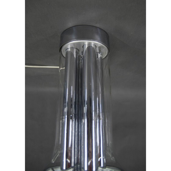 Image 1 of Vintage Brutalistische plafondlamp, Tsjecho-Slowakije 1970