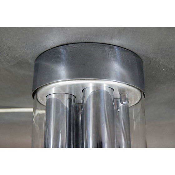 Image 1 of Vintage Brutalistische plafondlamp, Tsjecho-Slowakije 1970