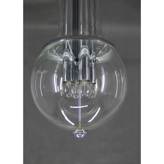 Image 1 of Vintage Brutalistische plafondlamp, Tsjecho-Slowakije 1970