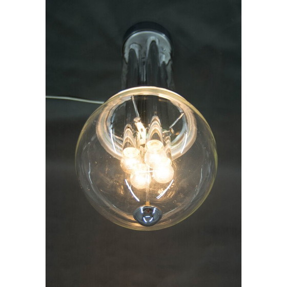 Image 1 of Vintage Brutalistische plafondlamp, Tsjecho-Slowakije 1970