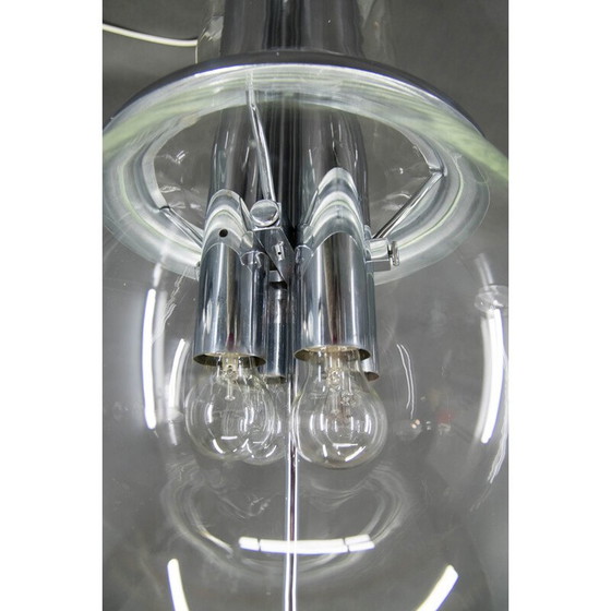 Image 1 of Vintage Brutalistische plafondlamp, Tsjecho-Slowakije 1970