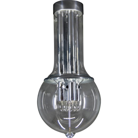 Image 1 of Vintage Brutalistische plafondlamp, Tsjecho-Slowakije 1970