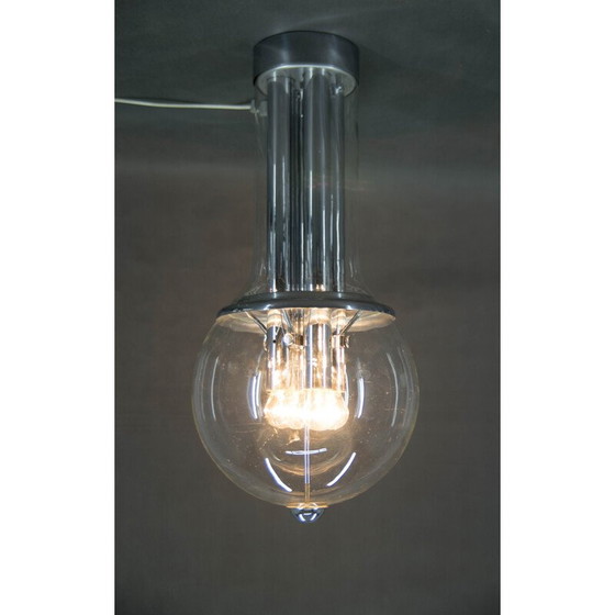 Image 1 of Vintage Brutalistische plafondlamp, Tsjecho-Slowakije 1970