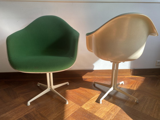 Image 1 of 6x Herman Miller Eames Kuipstoelen