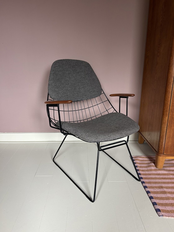 Image 1 of Pastoe Fm06 Wire Chair Fauteuil By Cees Braakman