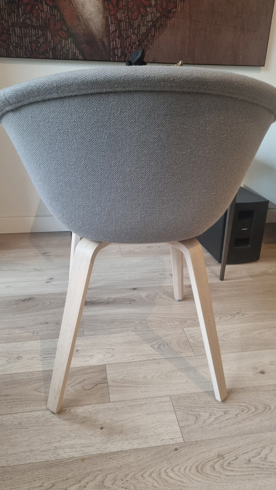 Image 1 of Arper Stoel/Eetkamerstoel/Fauteuil Duna 02 Lichtgrijs  Nieuw!