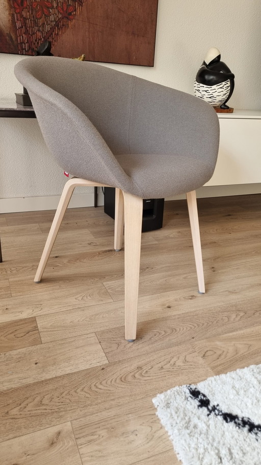 Arper Stoel/Eetkamerstoel/Fauteuil Duna 02 Lichtgrijs  Nieuw!