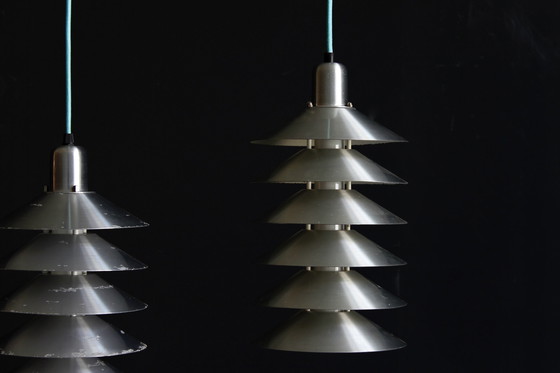 Image 1 of 2x Mid Century Design 60s 70s lamp