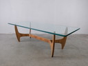 Vintage Scandinavische salontafel Mid-Century 