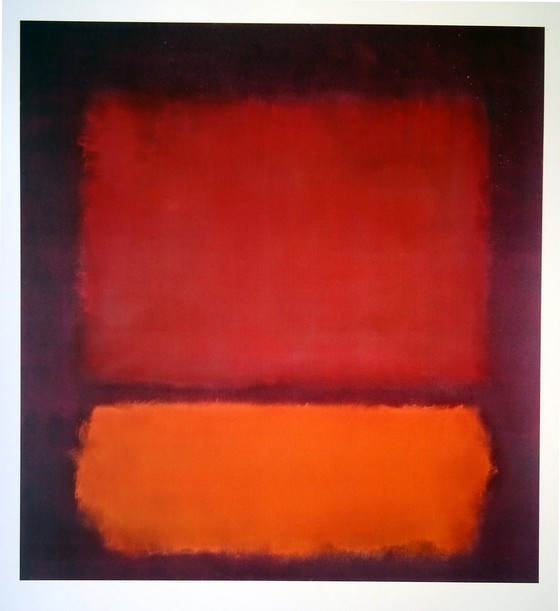 Image 1 of Mark Rothko - Untiteld 1962 - Offset Lithografie - Achenbach Art Edition 1988