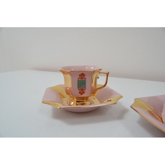 Image 1 of Paar vintage kop en schotels van Haas & Czjzek, 1960