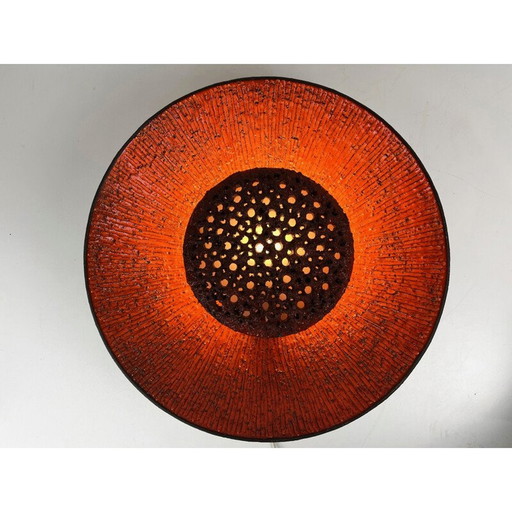 Vintage steengoed wandlamp van Sejer Keramik, Denemarken 1960