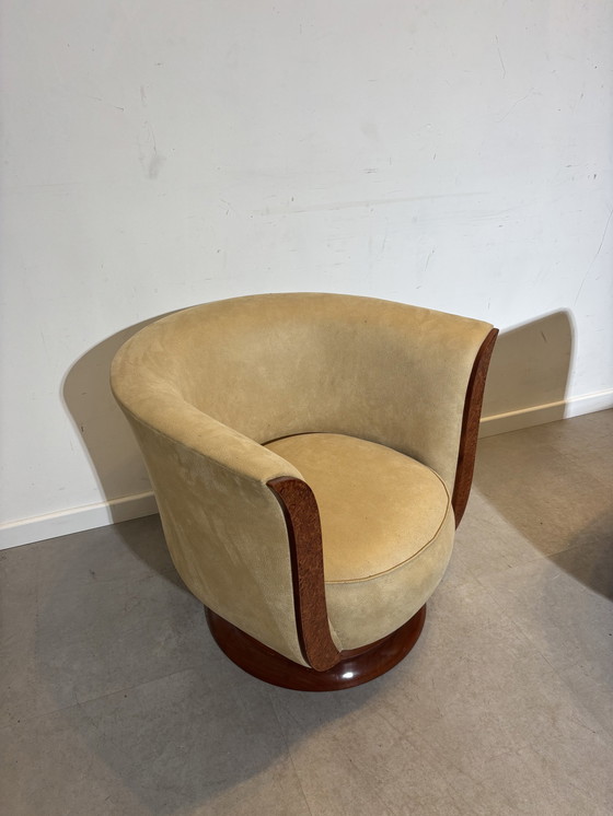 Image 1 of Paar "Hotel Le Malandre" Art Deco Tulpenstoelen