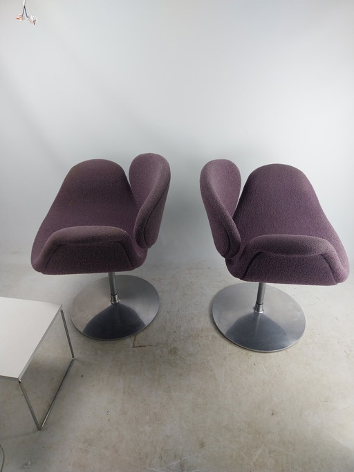 2 Artifort Little Tulip Fauteuils 1960's