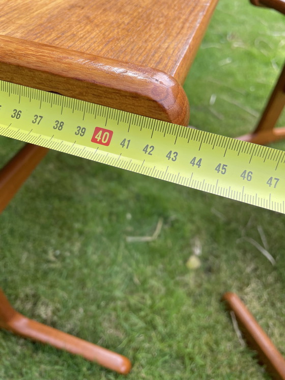 Image 1 of Vintage Deense Teak Mimiset/ Nesting Tables