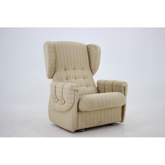 Image 1 of Vintage vleugel fauteuil, Tsjecho-Slowakije 1970