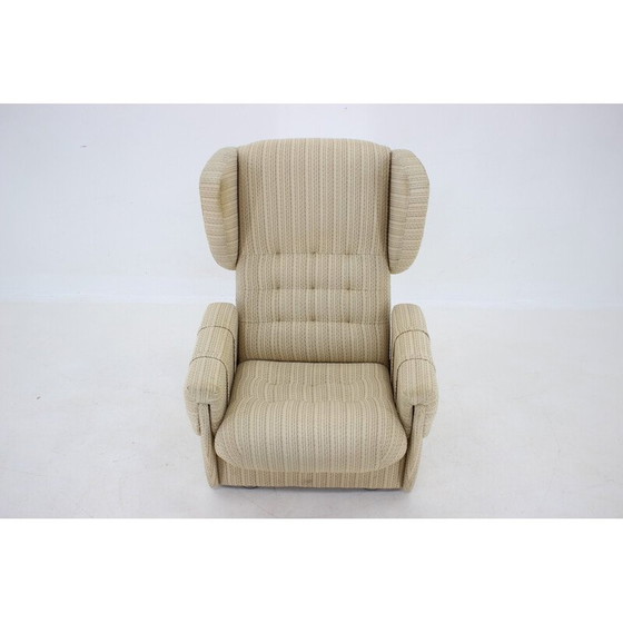 Image 1 of Vintage vleugel fauteuil, Tsjecho-Slowakije 1970