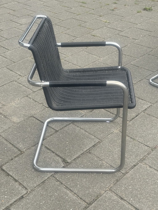 4x Tecta Eetkamerstoelen Model D41