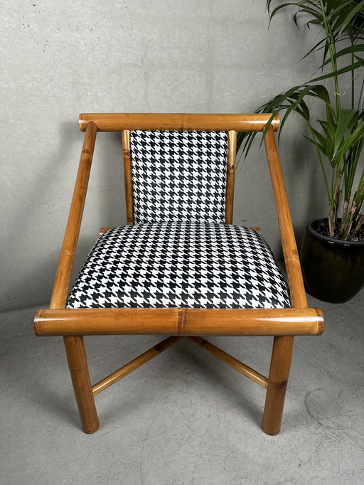 Bamboe Fauteuil ‘Pied De Poule’