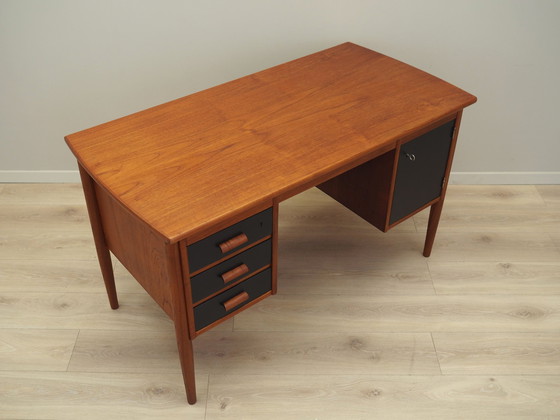 Image 1 of Teakhouten bureau, Deens ontwerp, 1970S, Productie: Denemarken